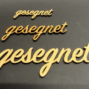 gesegnet
